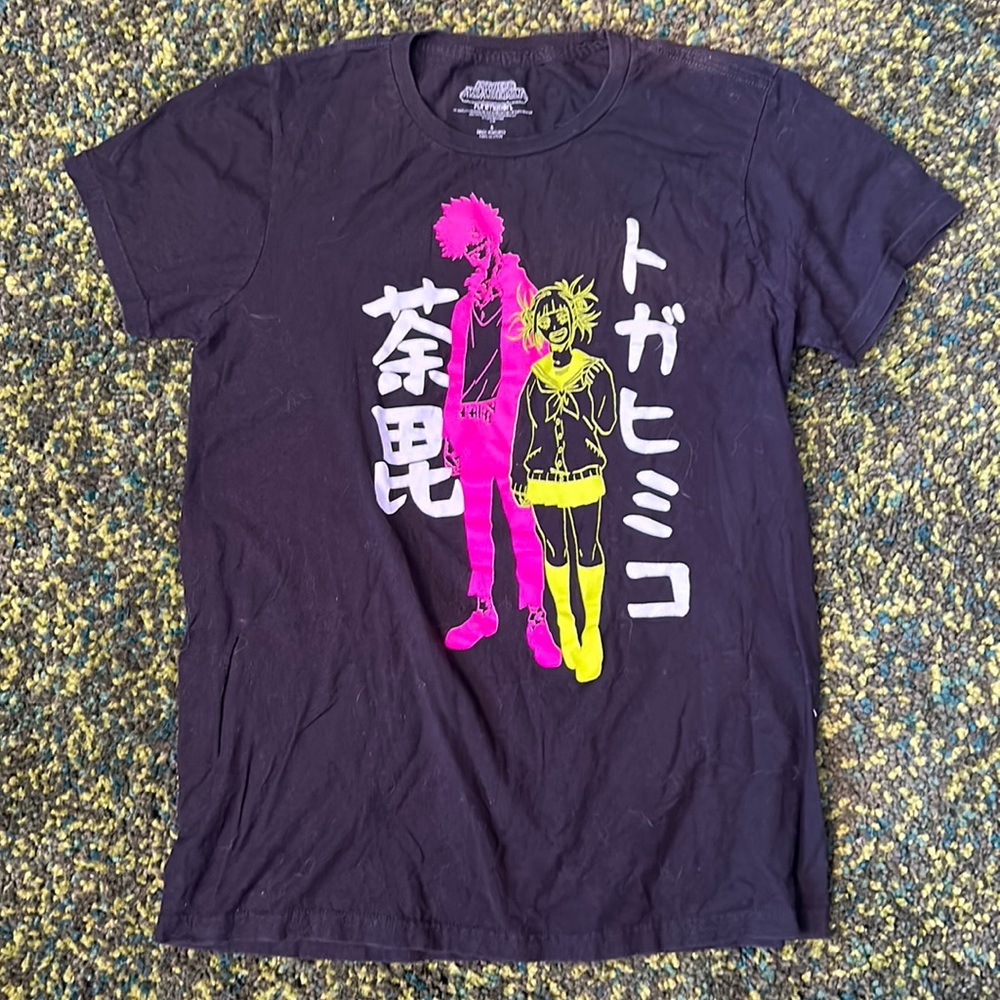 My Hero Academia Villains Neon Graphic Tee Shirt